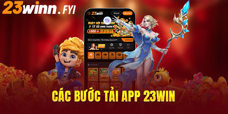 Truy cập trên điện thoại với app 23WIN