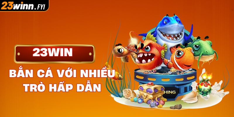 Sảnh bắn cá với nhiều trò hấp dẫn